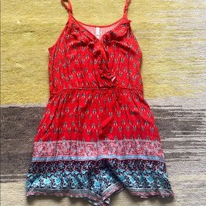 Boho Print Romper